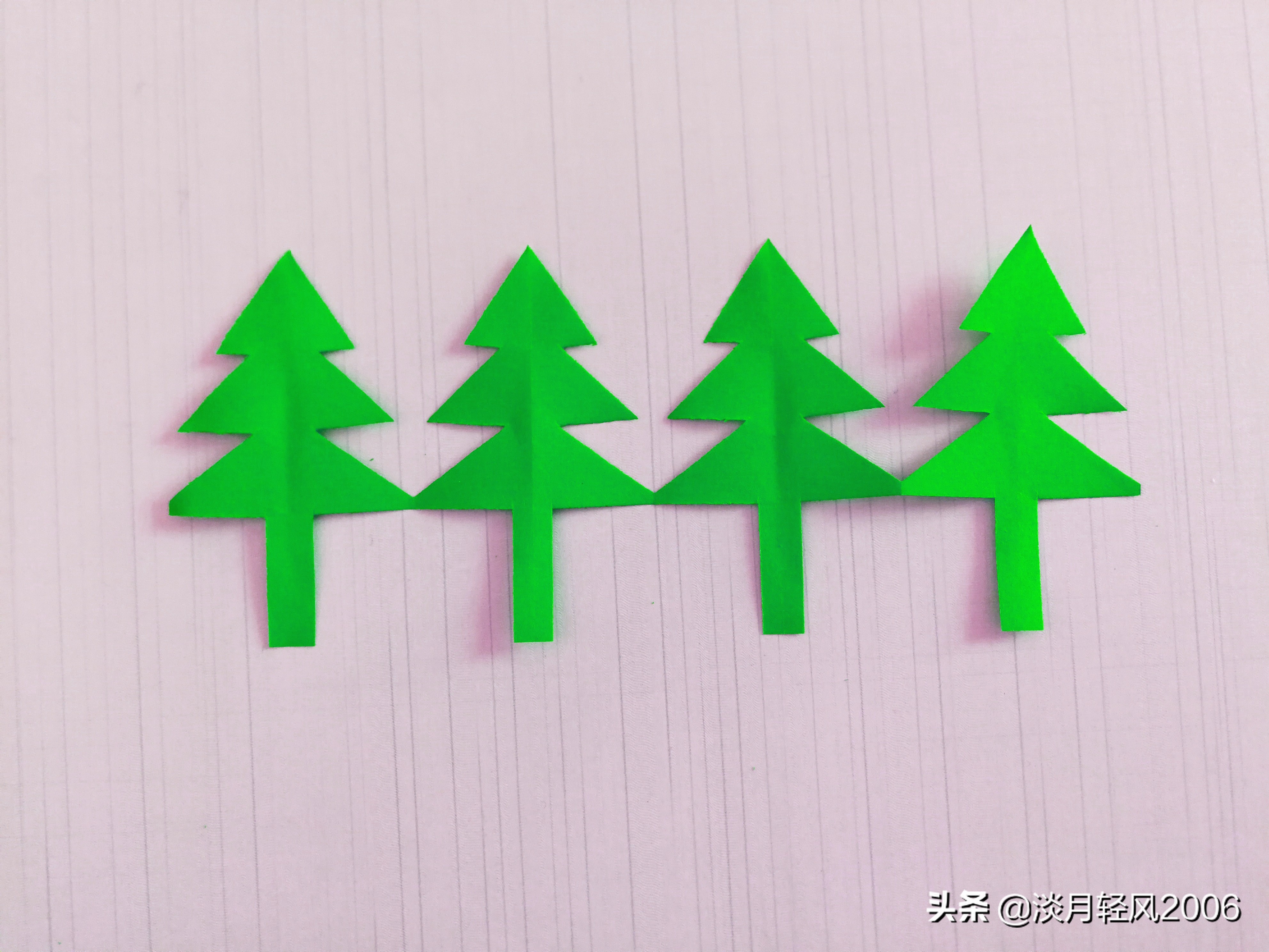 松树对称剪纸图案100种,剪纸手工儿童枫叶详细教程