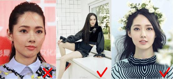 菱形形脸最好的补救方法,菱形脸明星发型配饰