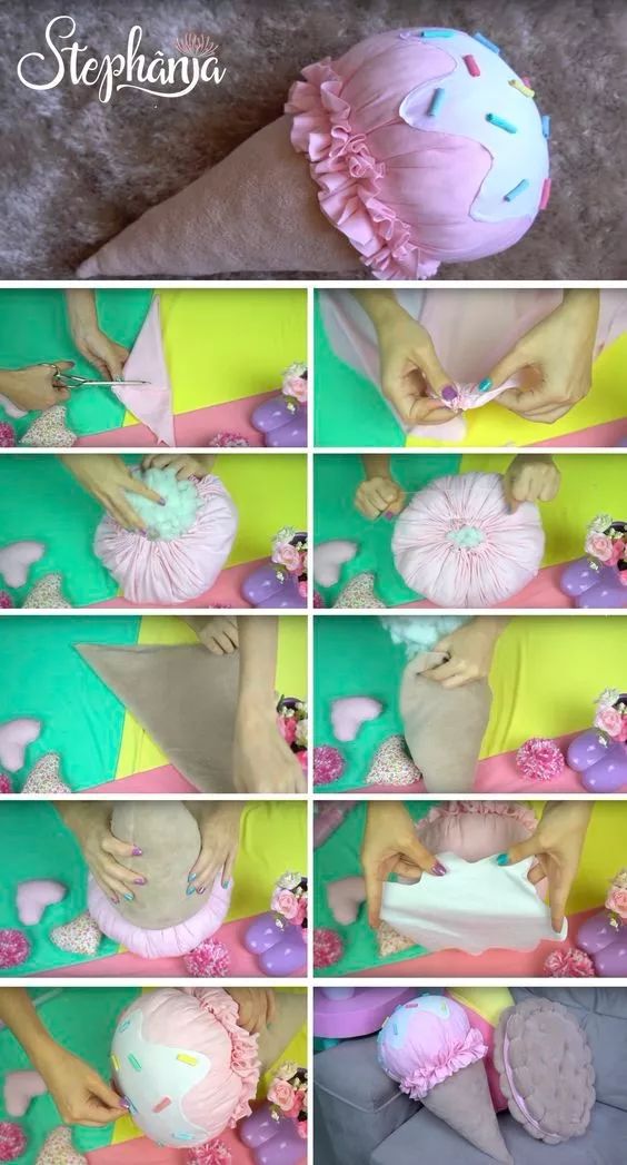 家里的玩偶、抱枕统统不用买，两块布就能缝，布艺手工附教程