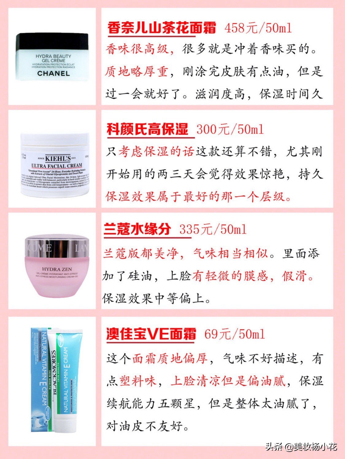 补水保湿效果比较好的老牌面霜,全球公认最好用的10大保湿面霜