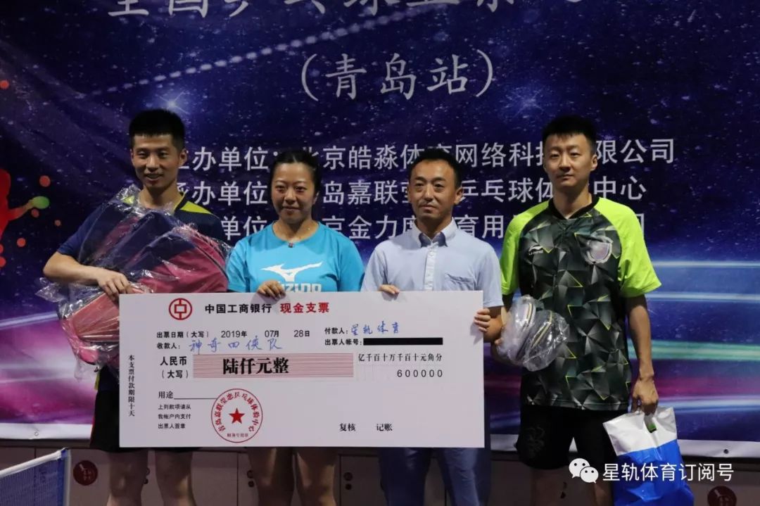 青岛乒乓球业余联赛,青岛市2019年乒乓球锦标赛