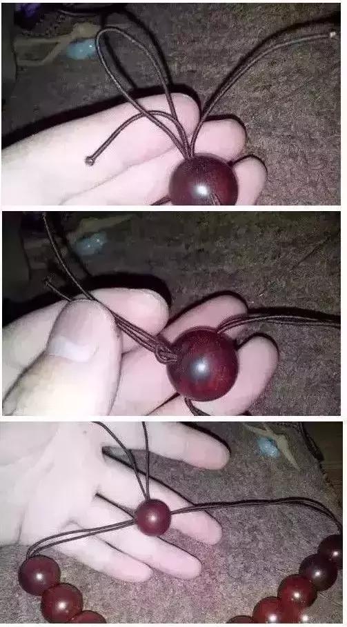 换珠串绳子最快的方法,换绳打结的方法视频