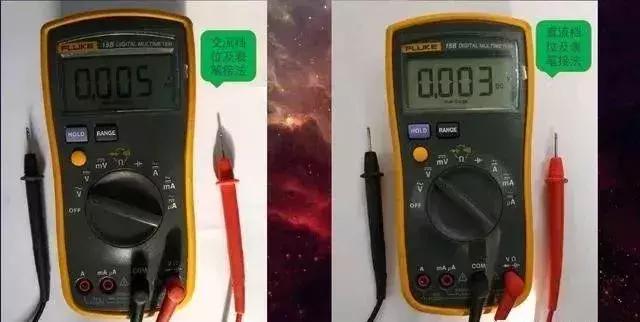 数字万用表中电流档的使用步骤,电工教学万用表档位的用法