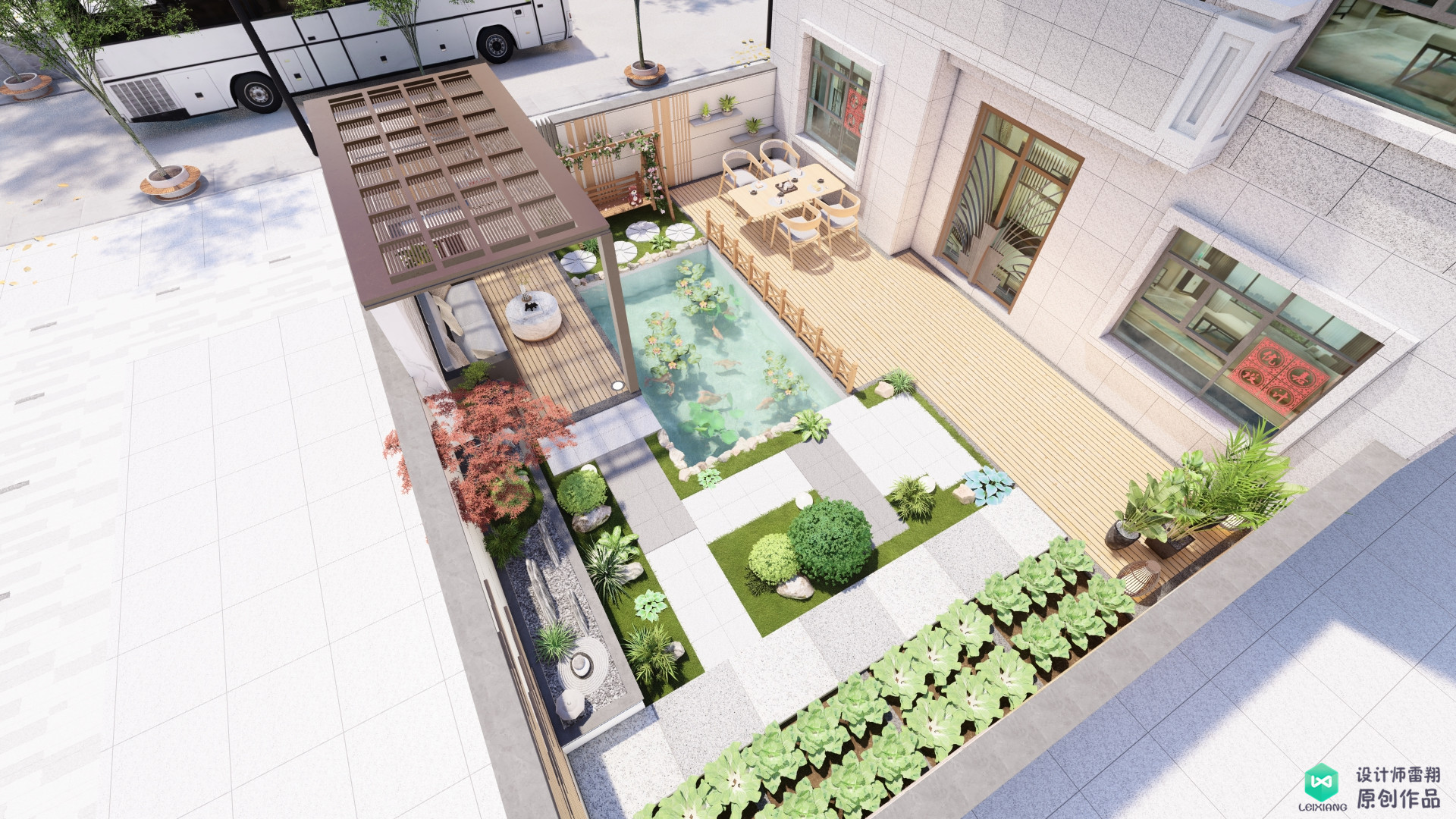 农村小院改造简单实用小花园,家庭小院小花园改造