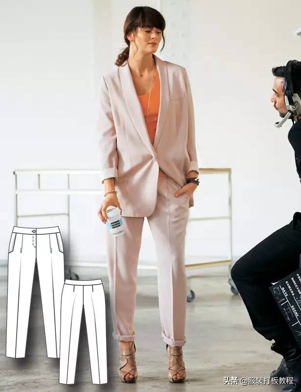 时装设计图手绘教程,服装制版图案大全