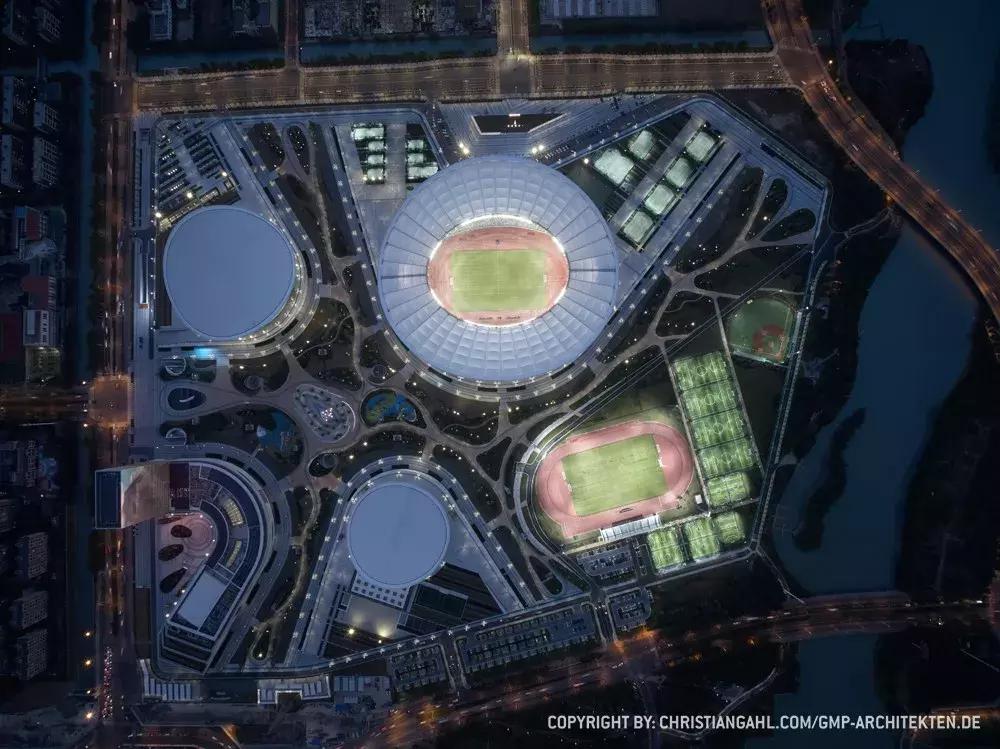 gmp建筑设计作品杭州,gmp建筑体育场