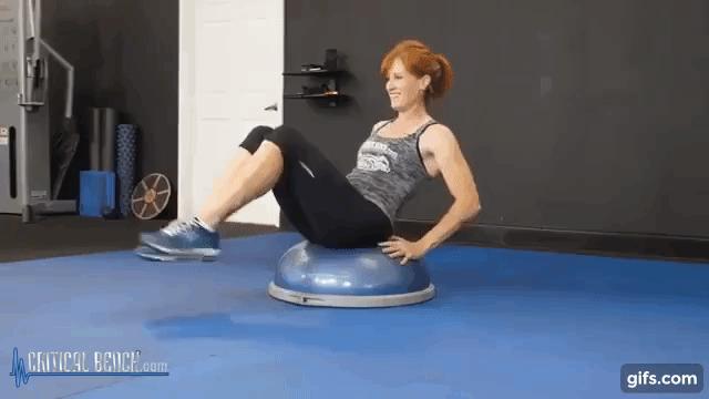 平衡半球体适能训练,波速球稳定性练习