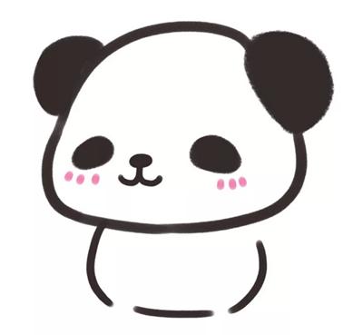 儿童画画教程3-6岁简笔画熊猫,猴子大象小鸟老虎熊猫的简笔画