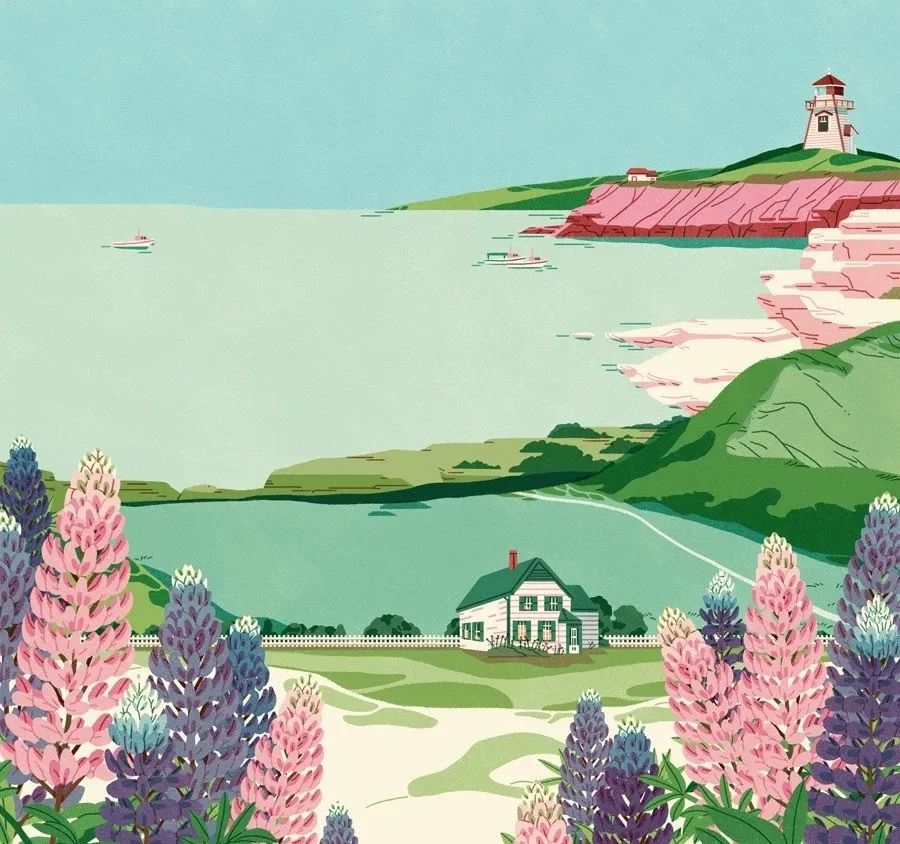 精妙的细节和色彩插画,插画作品想象力是最吸引人的色彩