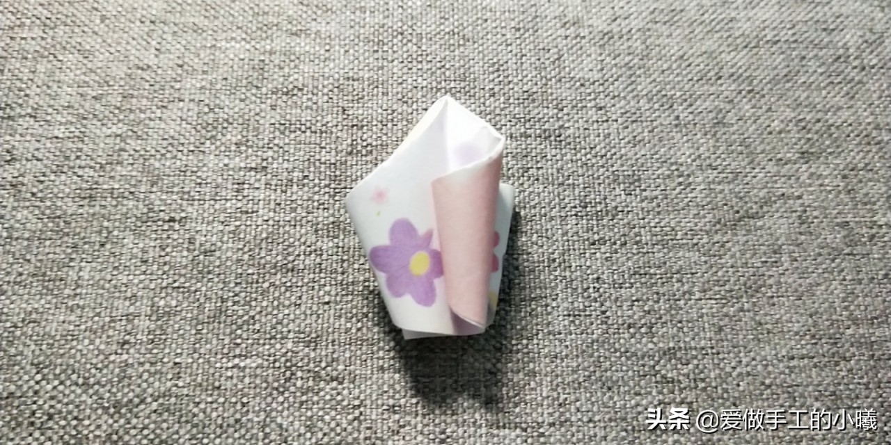 立体花的折纸步骤图解,立体的花的折纸教程