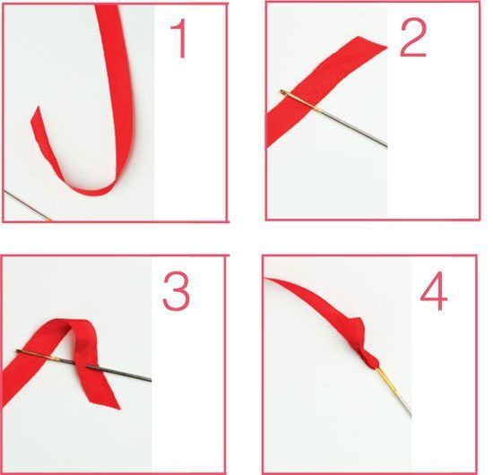 郁金香刺绣教程,简单的绣花教程郁金香