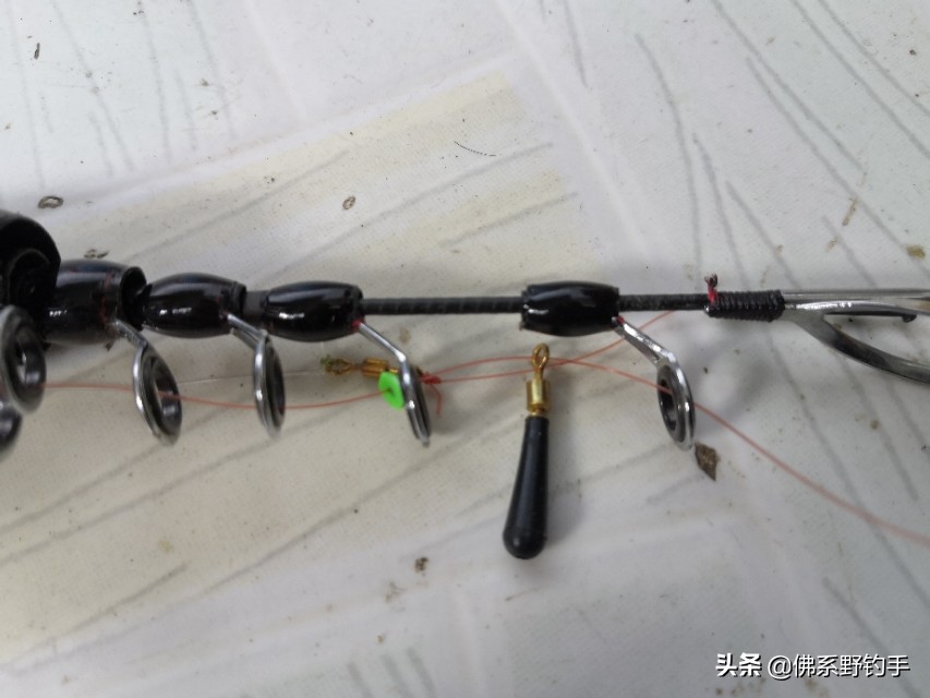 手竿改矶钓竿最佳方法,野钓台钓竿