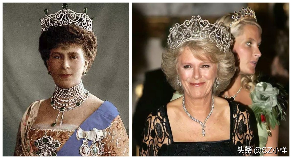 英国女王多奢侈,英国女王佩戴珠宝来源图