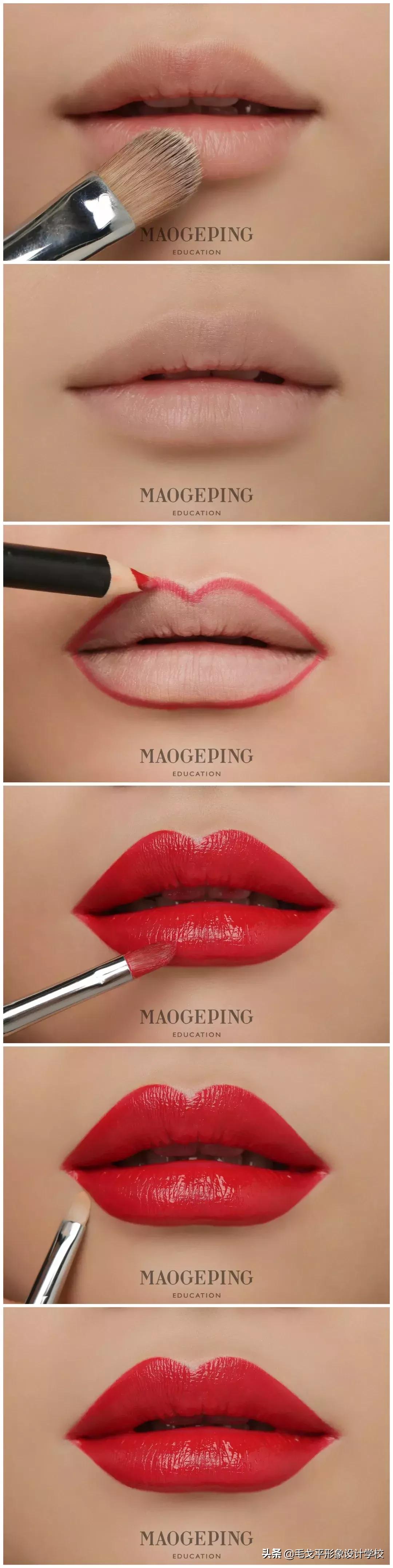 怎么画唇型口红才好看,买了口红不知道怎么涂
