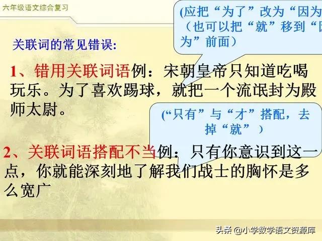 六年级语文总复习关联词专项练习,三年级上册语文关联词语专项练习