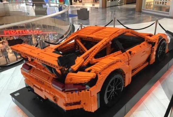 用乐高造m1911,男子用乐高拼了一辆车