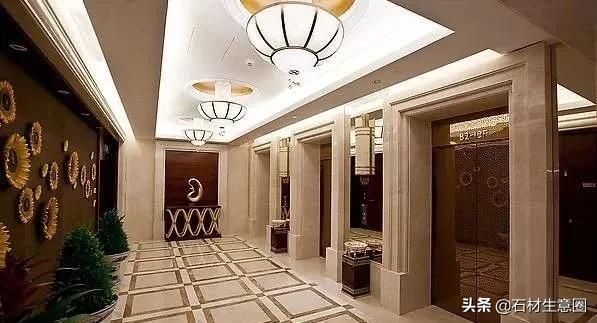 电梯门套石材图片大全,安装石材电梯门套报价