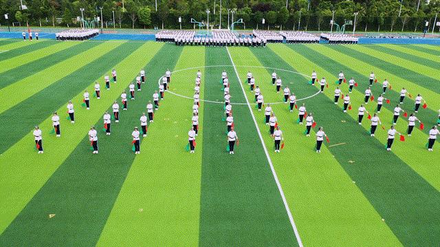 迎建党百年军训风采,青春飞扬军训