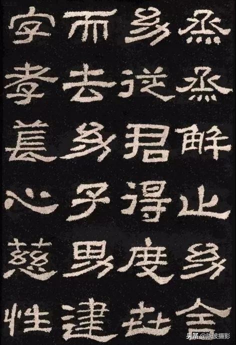 隶书礼器碑的28个基本笔画教学,隶书礼器碑入门36个基本笔画