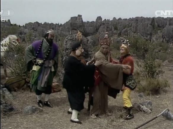 西游记三十年再聚首杨洁六小龄童,西游记拍摄花絮孙悟空和二郎神