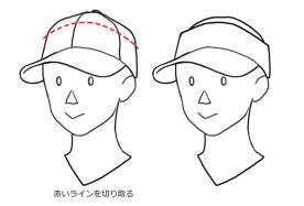 画帽子教程鸭嘴帽,DIY棒球帽怎么画最简单