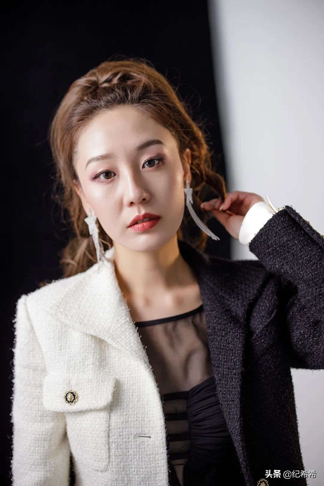 妆容分享红色眼影盘,妆容分享高光