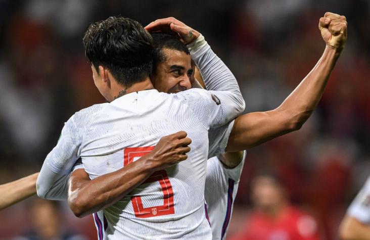 开心得像个孩子一样,阿兰国足首秀