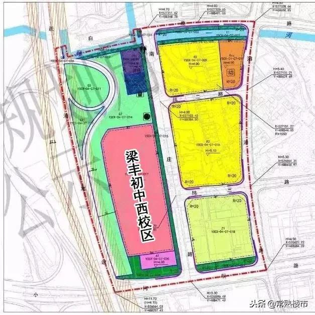 张家港实验小学东校区划片,张家港梁丰小学西校区