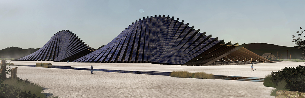 屋顶太阳能板怎样设计,太阳能板装墙壁外立面