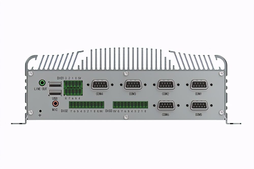 集特智能七网口无风扇嵌入式工控机GEC-3202M