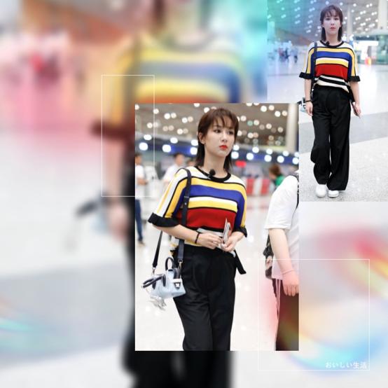 杨紫轻熟女装,杨紫轻熟风黄衣裙