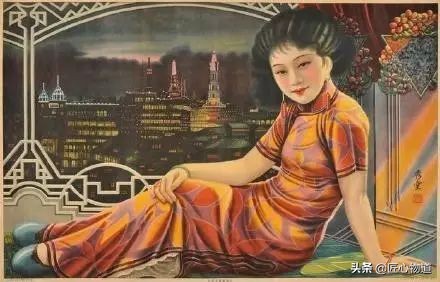 民国风--岁月里的民国香烟广告画都是大美女