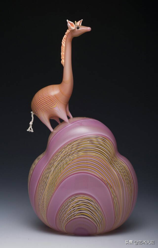 可爱的玻璃动物,艺术玻璃雕塑