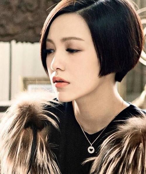 郭采洁最新短发照片,郭采洁今年多大