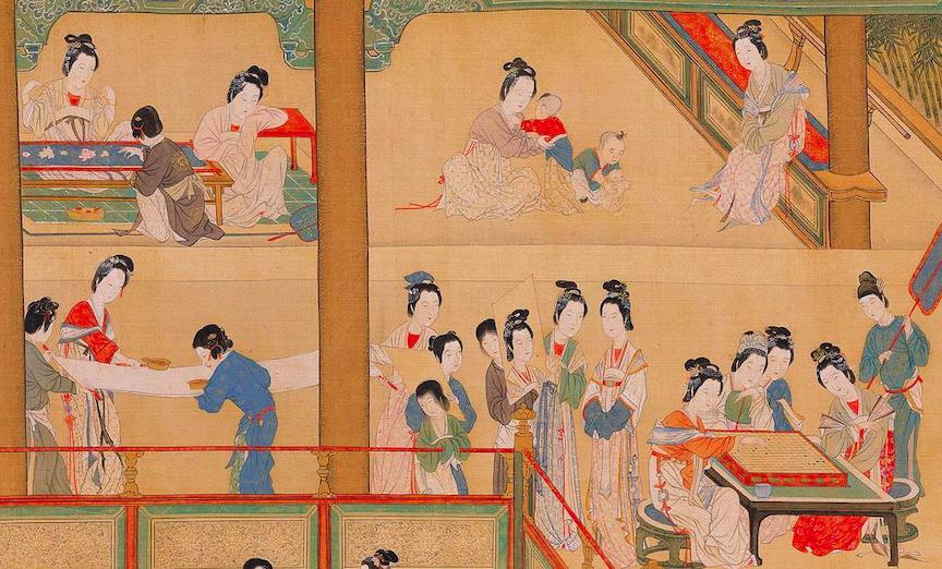 文中超高清画幅｜“禁足”很无聊？看看古代贵妇每天都在忙什么？
