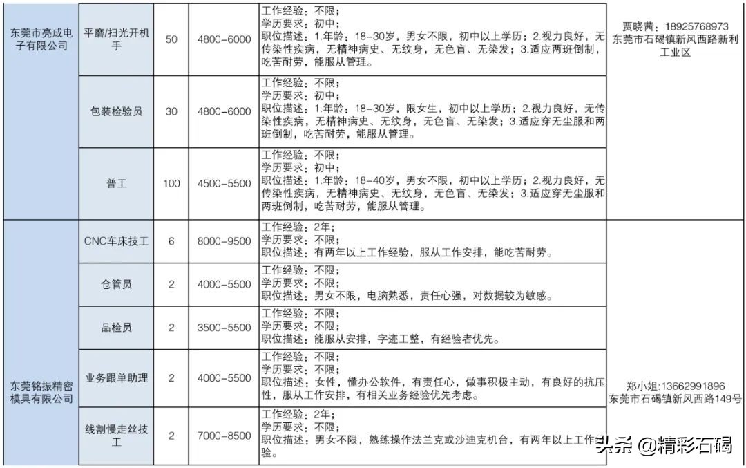 东莞石碣镇招聘编外人员15名,2020石碣政府招聘人员