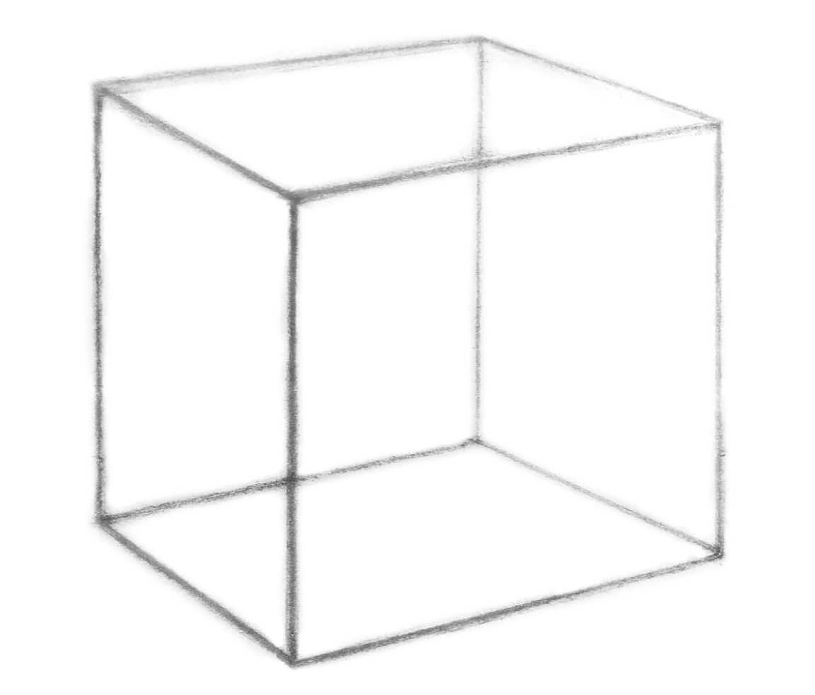 几何体入门素描画法步骤,16种素描基础几何体画法