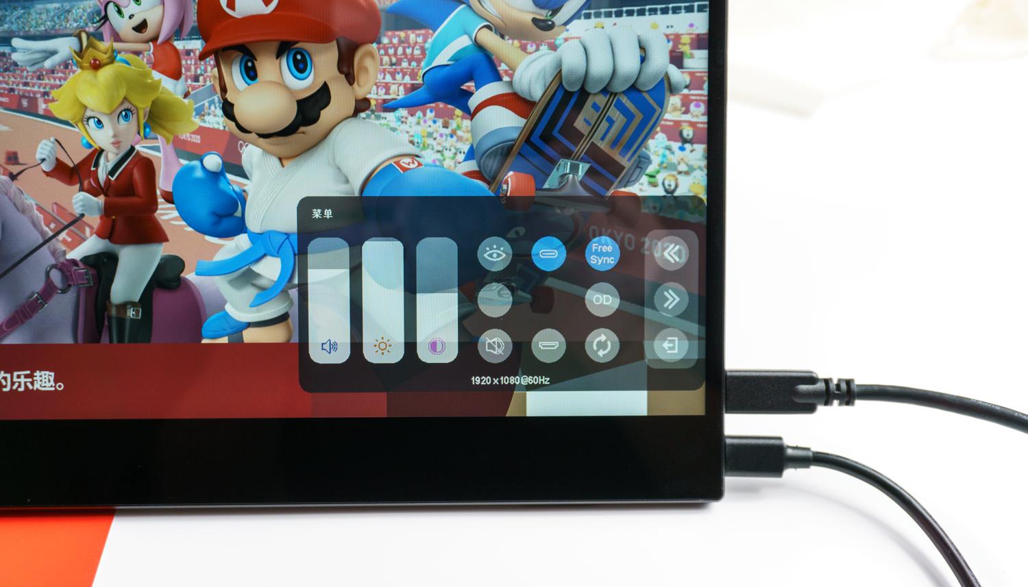 switch游戏机便携版测评,办公和玩switch的显示屏