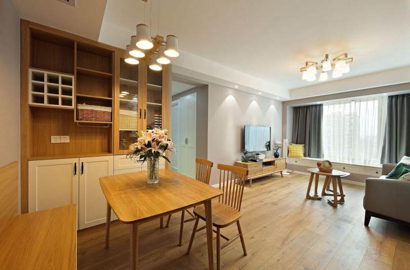 杭州美式古典装修设计,杭州150方现代轻奢装修风格