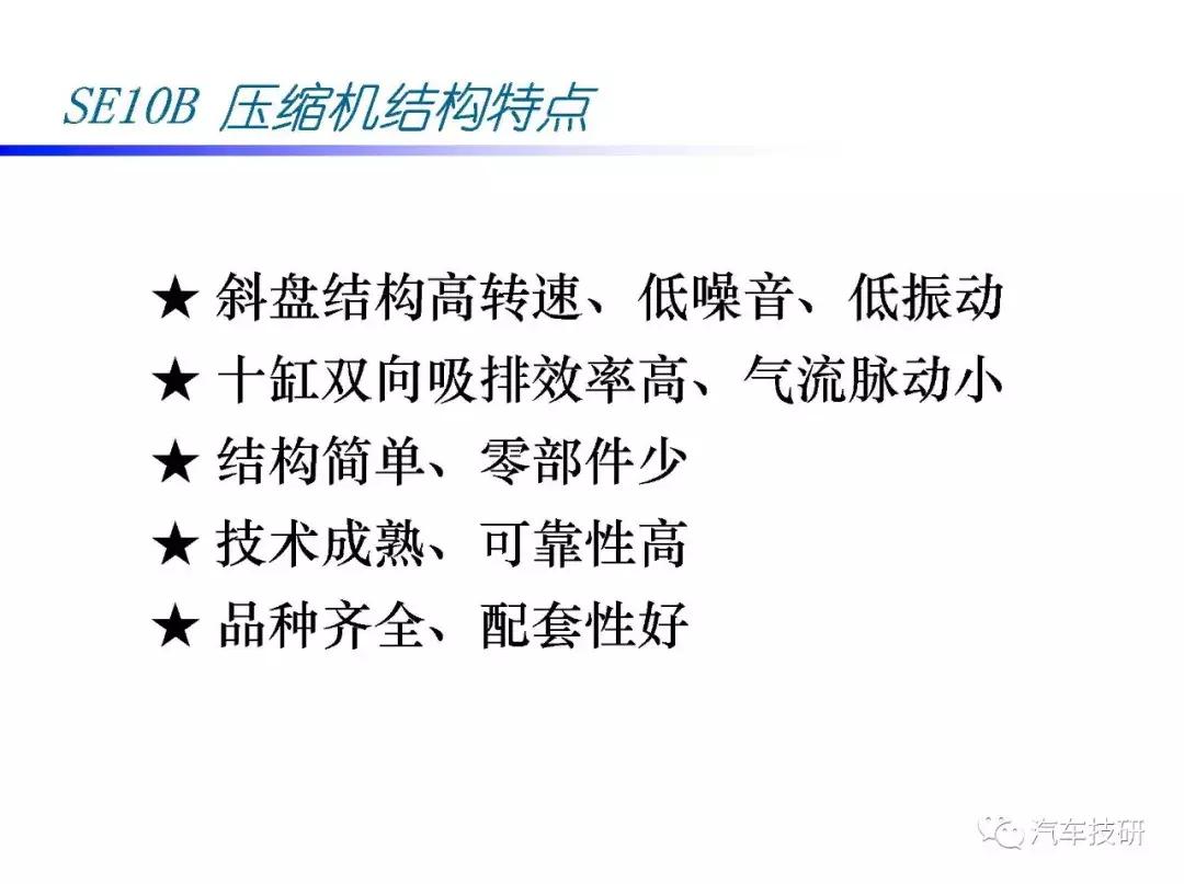 汽车空调压缩机内部构造视频,汽车空调压缩机结构图解大全