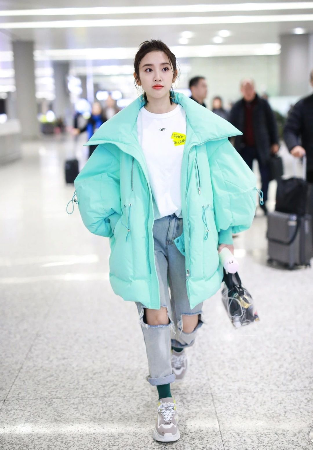 机场女王杨幂,机场女王戚薇杨幂