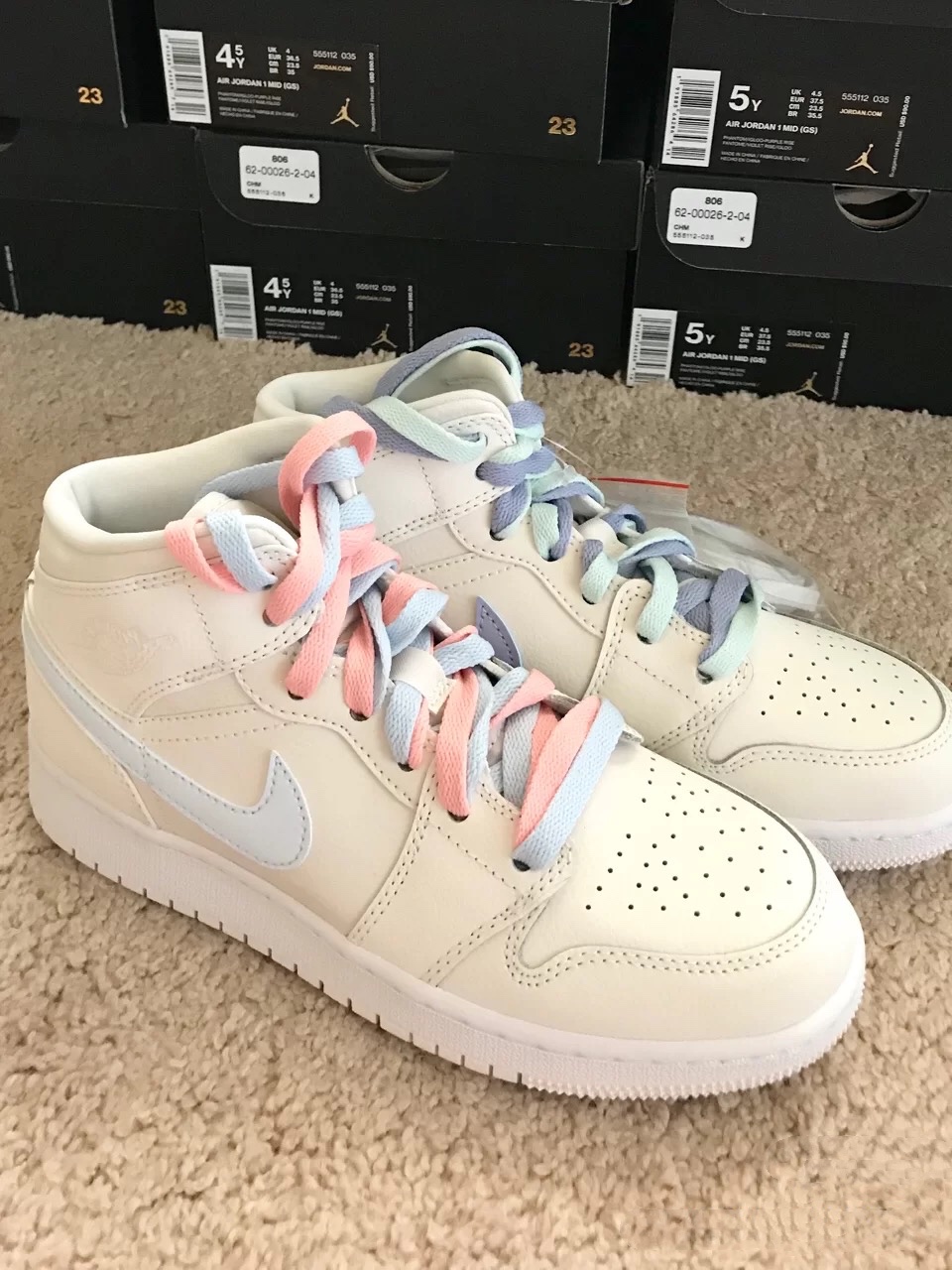 好看的高帮系鞋带方法,高帮怎么系鞋带好看又简单