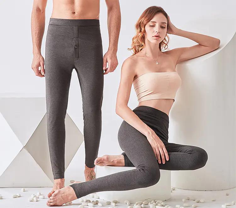 桑蚕丝保暖酷裤子,蚕丝保暖裤100%桑蚕丝不踩脚外穿