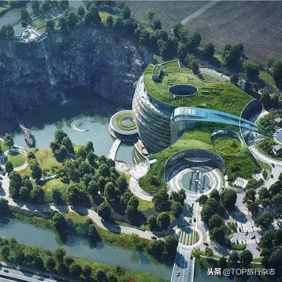 上海深坑酒店建造全过程,上海深坑酒店是几星级的