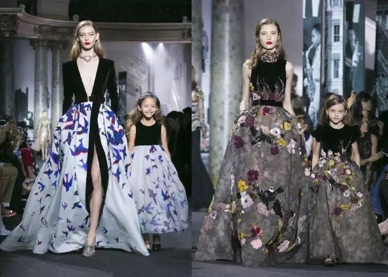 亲子装高级感一裙一衣,牛仔港风亲子装