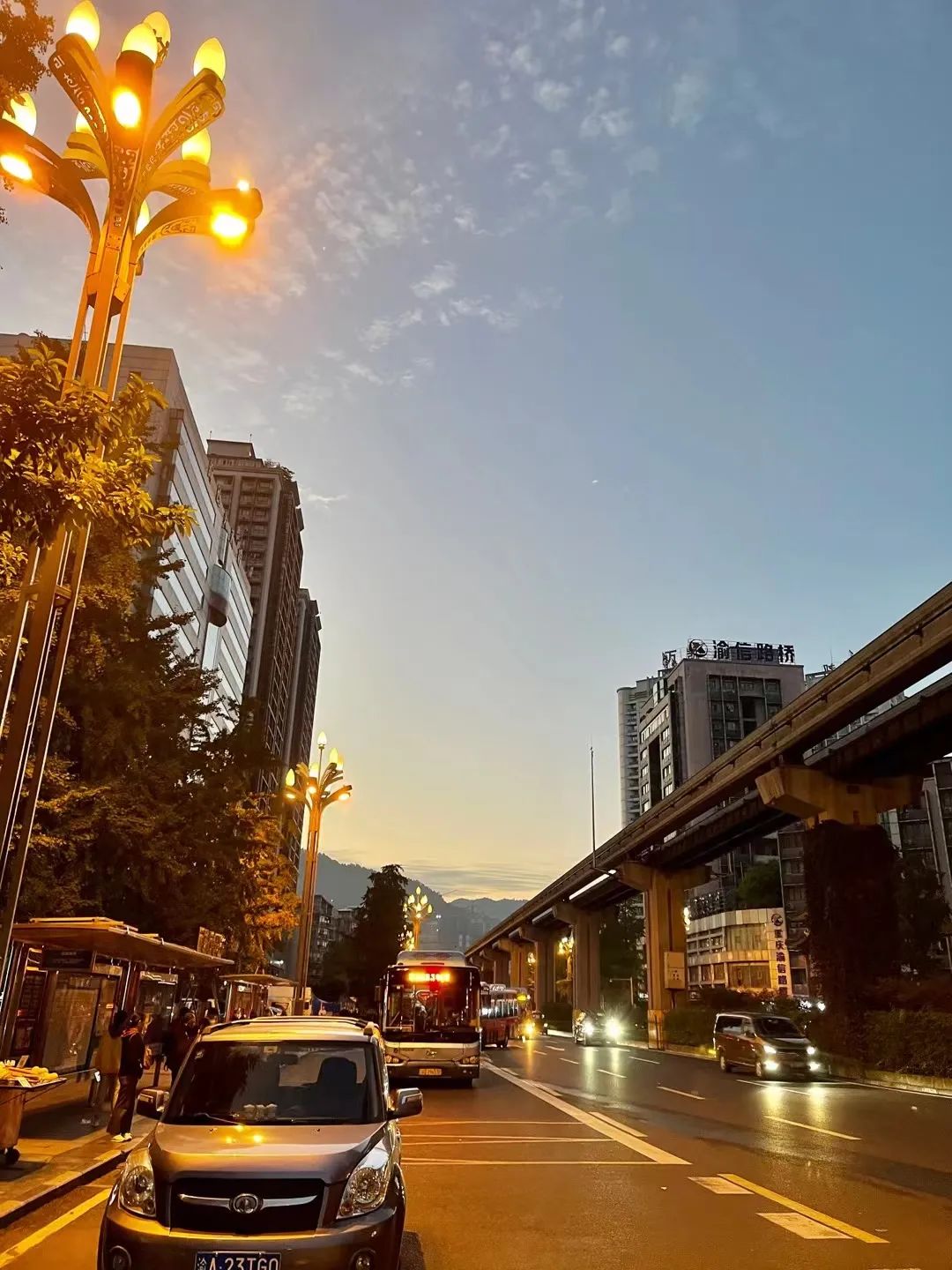 山城最美晚霞,山城晚霞