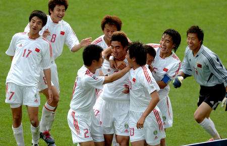 05年国青参加过几次青年世界杯,05年世青赛中国对乌克兰
