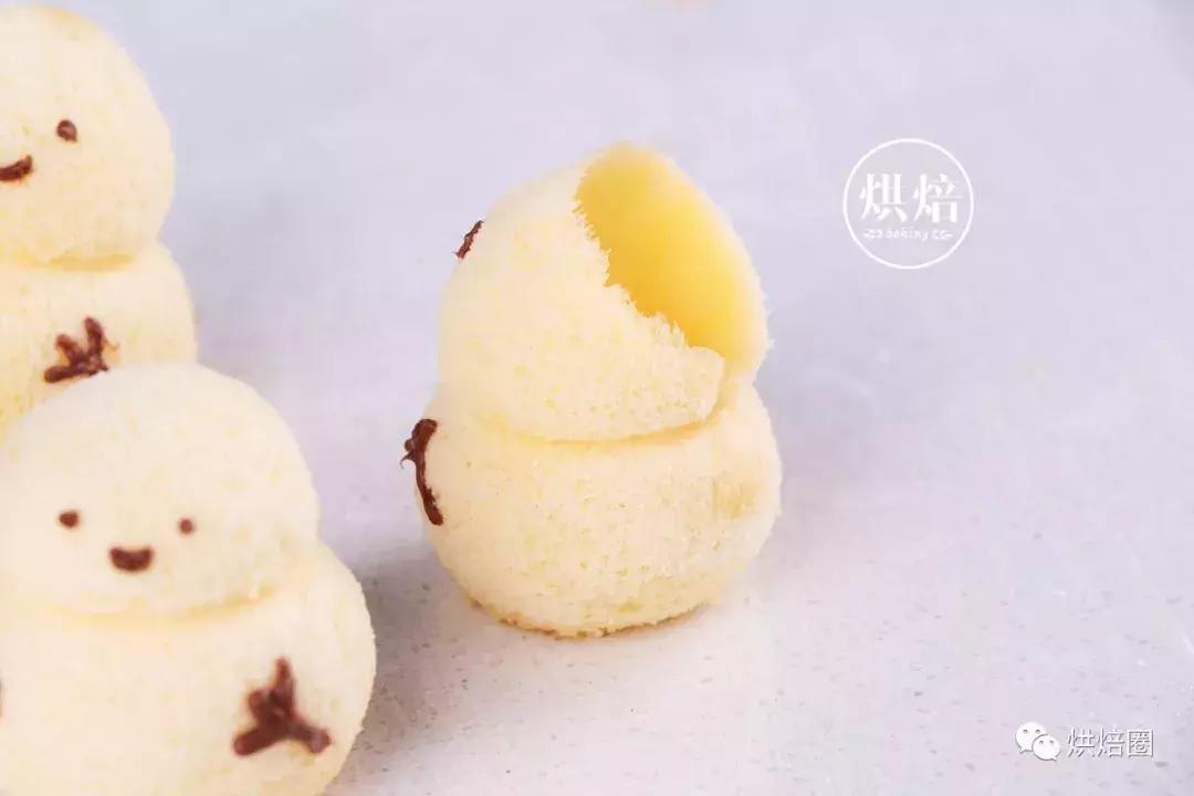 雪人蛋壳戚风,雪人蛋壳戚风教学