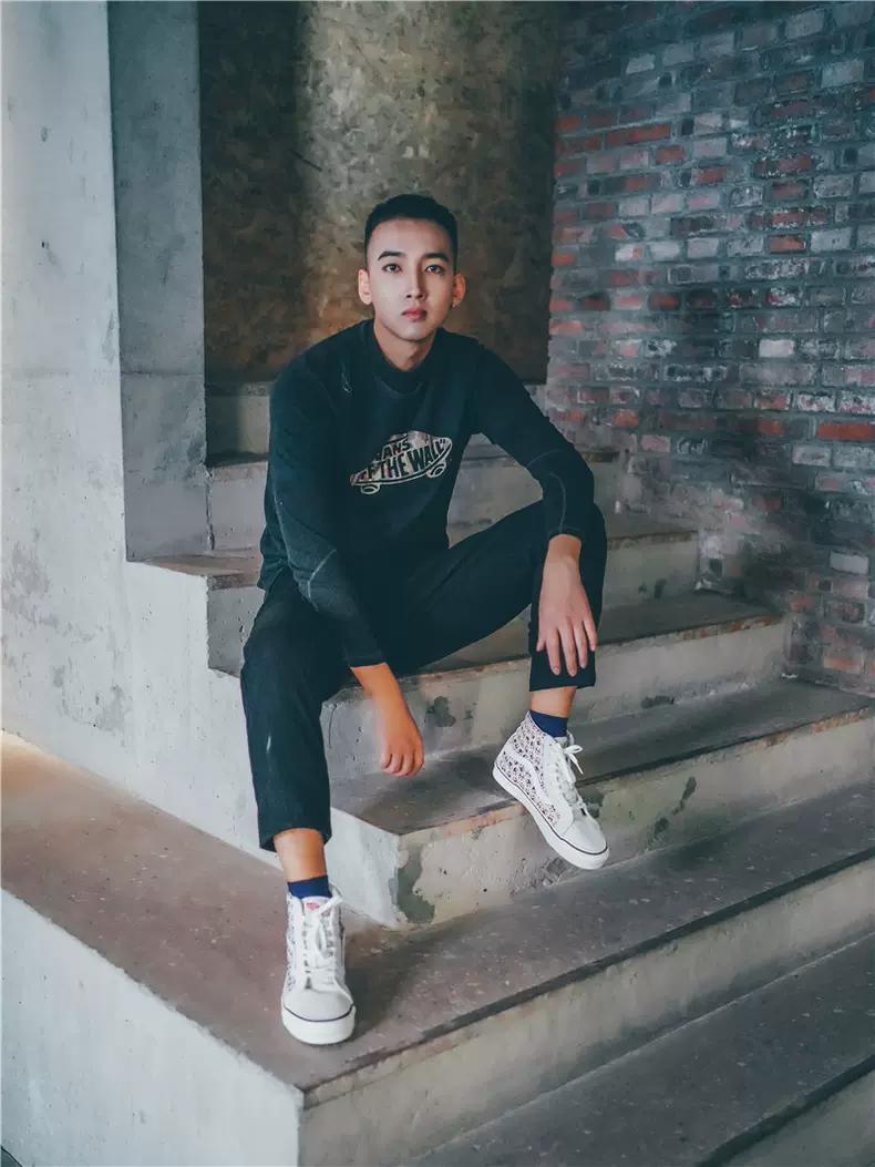 vans朋克熊猫,vans黑红熊猫