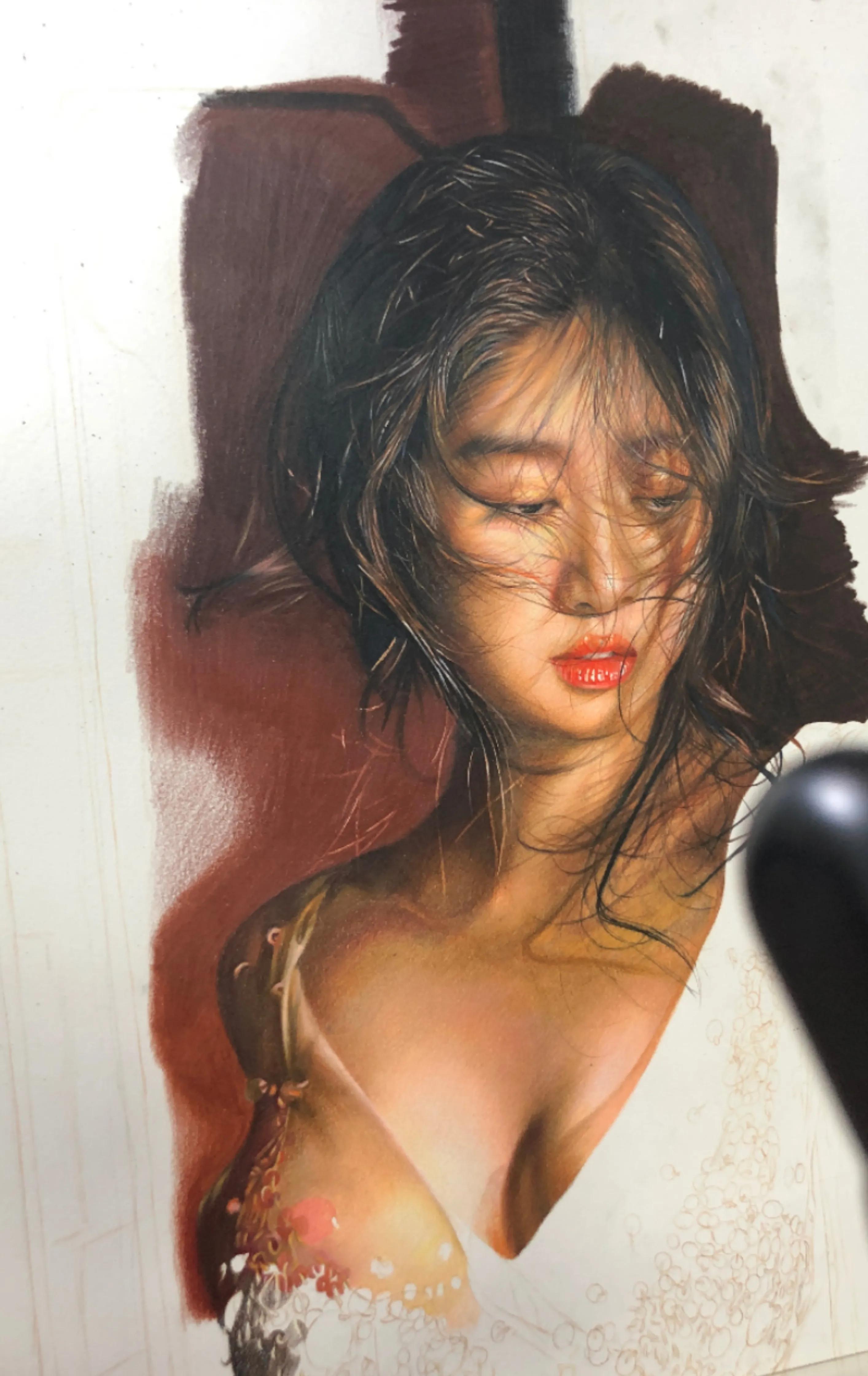 画吧画友作品欣赏,幸福原创画作品